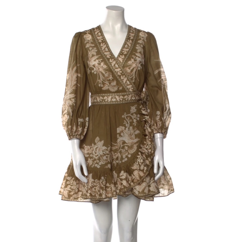 ZIMMERMANN Floral Print Mini Dress